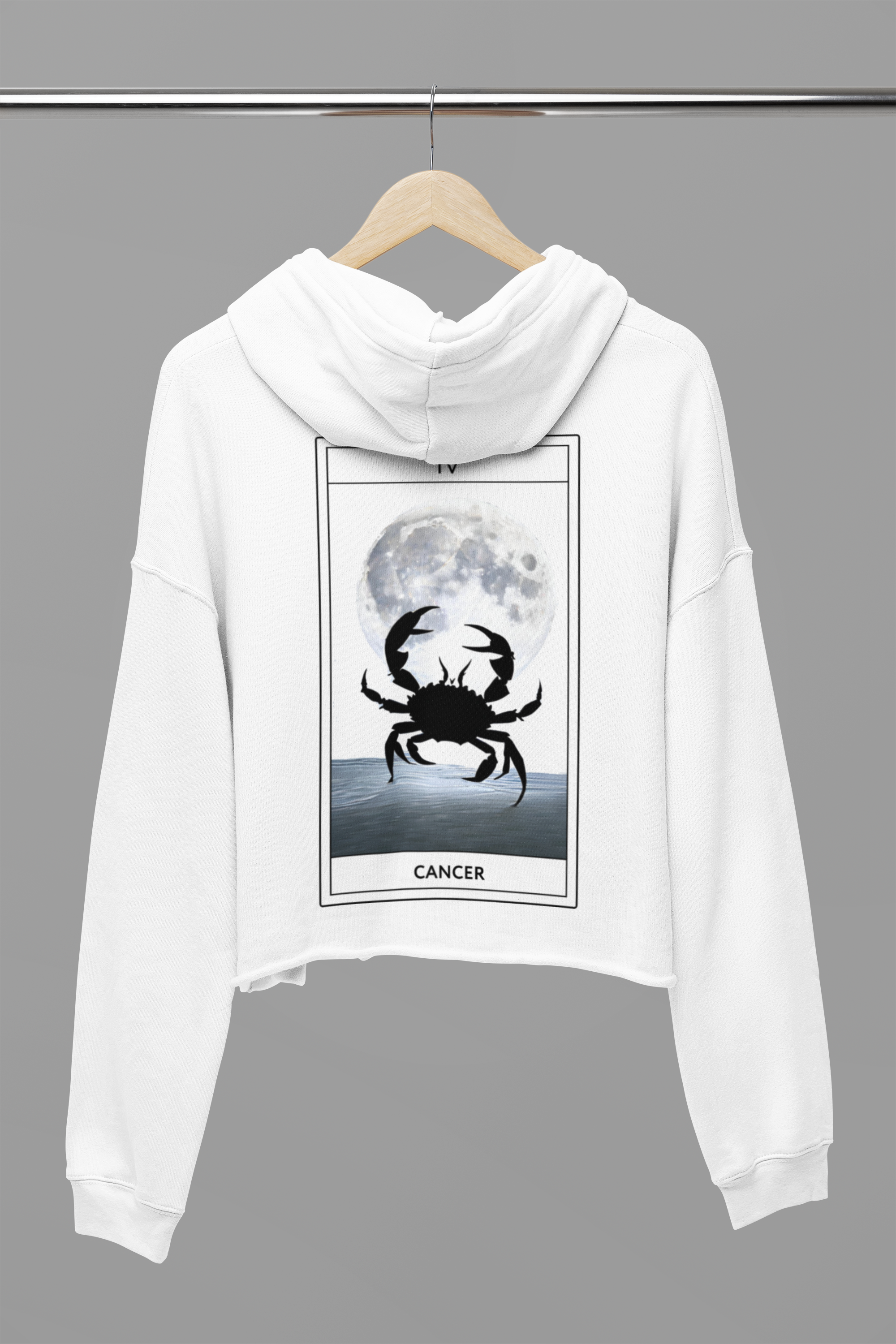 Astro Tarot Cropped Hoodie